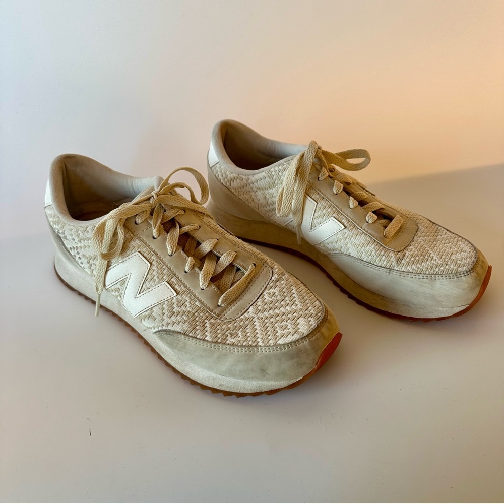 New Balance WZ501HST Women's Cream Lace Up Athletic Sneaker Shoes Size US 9.5